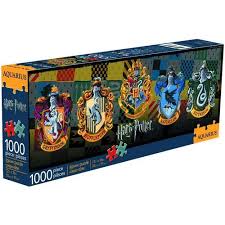 Harry potter 4d large puzzle hogwarts (892 pieces). Free Shipping Harry Potter 1000 Piece Houses Jigsaw Puzzle Depicting House Crests By Aquarius