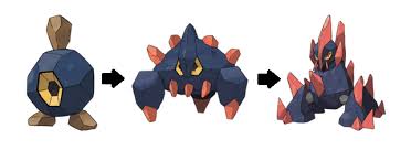 Image result for Roggenrola, Boldore, and Gigalith