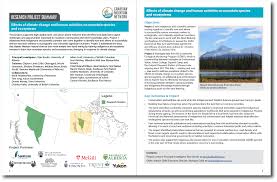 Effects of climate change and human activities