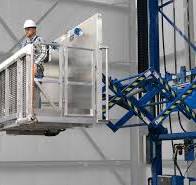 Aerospace Paint Booth Man Lift | Paint Booth