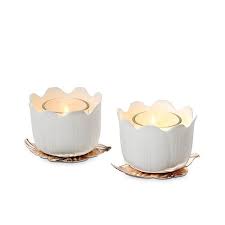 Duo De Porte Lampions Fleurs De Jardin Party Lite Candles Partylite Votive Holders