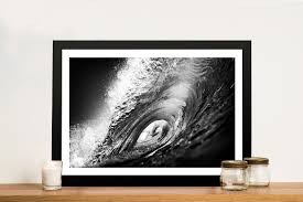 The Hook Framed Surf Photo Print On Canvas Canvas Prints Australia