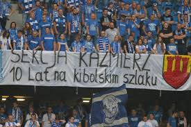 Nawet po ostatniej syrenie, sympatycy zagłębia min. Kibice Na Meczu Lech Poznan Zaglebie Lubin Galeria Sportowy24