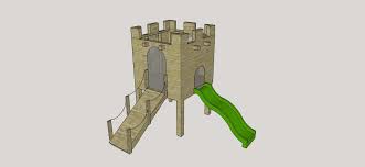 Beautiful wooden castle toy plans. Project Plans For The Ultimate Castle Play Fort Think Wood