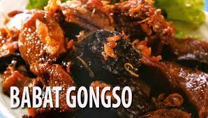 Resep Babat Gongso