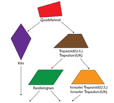 Printable Quadrilateral Charts To Learn Types And Properties