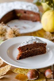 Il procedimento è lo stesso della torta 7, ma ho aggiunto 1/2 bicchiere di cacao in polvere al posto di 1/2 bicchiere di fecola di patate. Torta Sette Vasetti Cioccolato Castagne E Pere Brodo Di Coccole