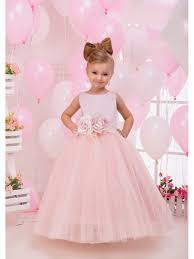Cute Pink Tulle Princess Ball Gown Flower Girl Dresses With Handmade Flowers 5501086 Blush Flower Girl Dresses Pink Flower Girl Dresses Flower Girl Dress Lace