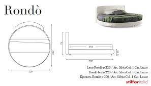 Per creare il letto tondo su misura per te, potrai selezionare le dimensioni più adatte scegliendo tra diametri di 210, 220 o 230 cm, a seconda che tu preferisca riposare in un letto rotondo grande o più piccolo. Stilfaritalia Beds Classici Rondo Il Primo Outlet Del Riposo E Relax Outlet Del Materasso