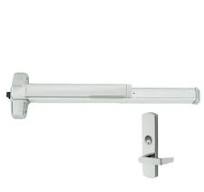 99L-F-US26D-3-LHR Von Duprin 99 Series with 996L Lever Trim Left Handed  Fire Rated Rim Device in Satin Chrome