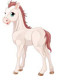 White Horse Horse Cartoon Cute Cartoon Pictures Animal Icon