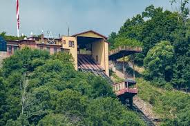 Riding the inclined plane at night gave us a special view of the light of johnstown. Riding The Beautiful And Historic Johnstown Inclined Plane Uncovering Pa