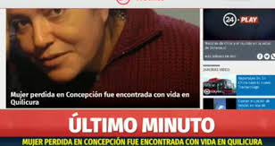 Ante los altercados, el metro de santiago, una empresa privada en cuya propiedad participa el estado chileno, anunció el cierre de todas las líneas de metro, que transportan diariamente casi 3. 24 Horas Sur Twitter Ultimo Minuto Mujer Perdida En Concepcion Fue Encontrada Con Vida En Quilicura Los Detalles En 24play Deja Tu Comentario Y Lo Leemos En Vivo Https T Co Qcvhf2t6hf