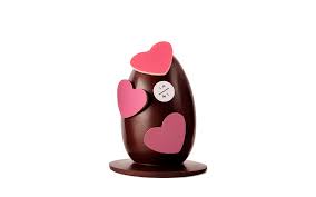 Petit Oeuf Joli Coeur Chocolat Noir Organic Wine Brussel Chocolate Hearts