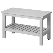 Again i made a stain by adding a little water. Hemnes Bench Gray 32 5 8 Ikea