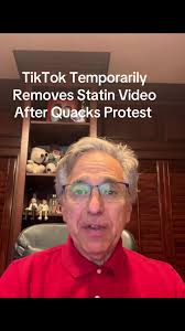 TikTok Temporarily Removes Statin Video After Quacks Protest