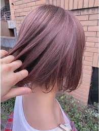 天沼 ケアブリーチ１回 ミルクティーピンク l060227979 ジェノ jeno のヘアカタログ ホットペッパービューティー ラベンダーヘアー ヘアスタイリング 髪色 ピンク