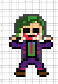 Dessin joker tatouage depressionen hilfe winter weather vocabulary words. Joker Batman Pixel Art
