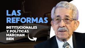 Las reformas institucionales y políticas marchan bien, dice Rafael Toribio,  presidente del CES