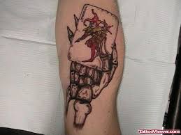 An ode to the rescue team. Joker Card In Hand Gambling Tattoo On Arm