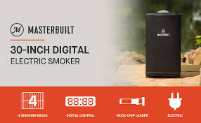 Masterbuilt 30 electric digital smoker: Amazon Com Masterbuilt Mb20071117 Digital Electric Smoker 30 Inch Black Garden Outdoor