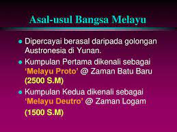 Asal usul nenek moyang bangsa indonesia. Asal Usul Bahasa Melayu Ppt Download