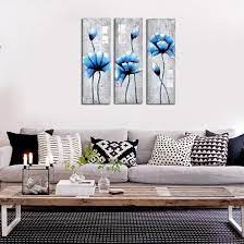 The tribeca mirror adds beauty to any room with its 5in wide polished beveled mirror frame and rectangular beveled center mirror. Shop Framed Canvas Modern Living Room Bedroom Background Wall Triple Frame Abstract Flower Plaque Decorative Painting Online From Best Wall Stickers Murals On Jd Com Global Site Joybuy Com