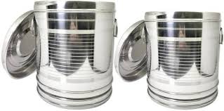 Deppon bread box for kitchen counter, matte stainless steel bread storage bin container with roll up lid, fingerprint proof, large capacity holds more than 2 loaves, 17.5 x 11 x 7.5 inches 4.4 out of 5 stars 1,205 Bartan Hub Kitchen Cookware Serveware Online At Best Prices Available On Flipkart