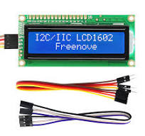 Freenove I2C IIC LCD 1602 2004 Module for Arduino Raspberry Pi Pico ESP32  ESP8266, Serial 16x2 20x4 Display