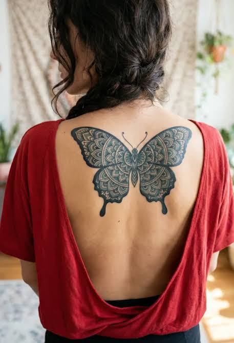 19+ Mandala Butterfly Tattoo Ideas for Your Next Ink