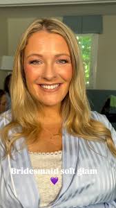 Bridesmaid soft glam 💜