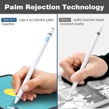 Timovo Stylus For Ipad 2 In 1 High Precision Ipad Pencil Palm Rejection For Apple Ipad Compatible With Ipad 7 Pencil For Ipad Pencil Accessories Ipad Pro 12