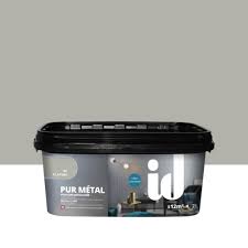 Et encore, pas de peinture mate en sous couche, c'est la cata en cas de pose de papier peint. Peinture A Effet Pur Metal Id Platine 2 L Leroy Merlin