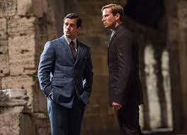 Henry cavill, armie hammer, hugh grant, alicia vikander. Bild Zu Henry Cavill Codename U N C L E Bild Armie Hammer Henry Cavill Filmstarts De