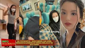 SARAH MENZEL DAN AZRIEL HERMANSYAH ROMANT1SME KEBERSAMAAN MEREKA BERLANJUT  KE YOGYAKARTA