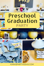 They are easy to set out immediately when guests arrive. Kara S Party Ideas Preschool Graduation Party Kara S Party Ideas