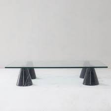 Mid Century Modern Glass And Black Marble Coffee Table From Italy 1960s Black Marble Coffee Table Coffee Table Modern Glass