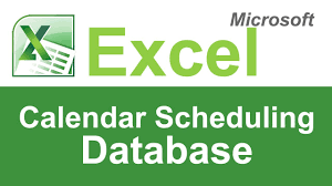 The microsoft excel calendar scheduling database is a full featured microsoft excel workbook template that allows for scheduling and viewing tasks and appointments in a microsoft outlook style. Microsoft Excel Calendar Scheduling Database Template