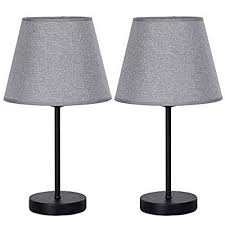 Boho patio preview* up to 10% off. Haittal Small Table Lamps Vintage Bedside Nightstand Lamps Set Of 2 For Bedroom Office Dorm Room Grey Walmart Com Walmart Com