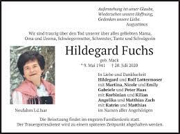 Goiser, goisern du gibst koa ruah deiner berg und deine wiesen de g'hern halt zu mir dazu. Traueranzeigen Von Hildegard Fuchs Trauer Merkur De