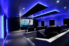 The Pool House Cinema Indoor Pool Was Covered With Concrete Slab And Then Converted To A Kn Home Theater Lighting Home Theater Room Design Home Theater Design