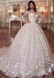Gorgeous Sweetheart Long Sleeve Appliques Ball Gown Wedding Dress Wedding Dresses Ball Gown Wedding Dress Princess Wedding Dresses