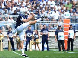 Penn State Football 2014 Punter Chris Gulla Averaged 48 8 Yards On Five Kicks Penn State Football Penn State Nittany Lions Football Penn State
