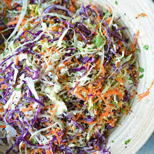 asian slaw recipe with quinoa and sesame ginger vinaigrette