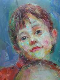 portret i vajzes.detaj