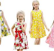 Kid Floral Cotton Girls Dresses Summer Girl Clothes