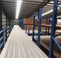 Steel Structure Warehouse Storage Heavy Duty Mezzanine Attic Shelves  Racking Systems