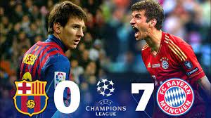Bayern Munich Thrash Barca 7 0 Hd L 2nd Leg Bayern Campnou Championsleague Epicchokeofbarca Youtube