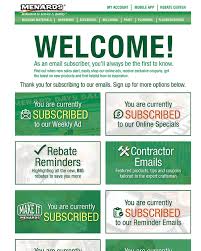 Professional builder provides the home building industry info and best practices about construction, design the menards store app allows users to shop on the go, access their menards account, or. Menards Email Screenshots
