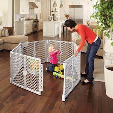 Toddleroo By North States 6 Panel Superyard Portable Indoor Outdoor Playard Walmart Com Baby Play Yard Best Baby Gates Child Safety Gates